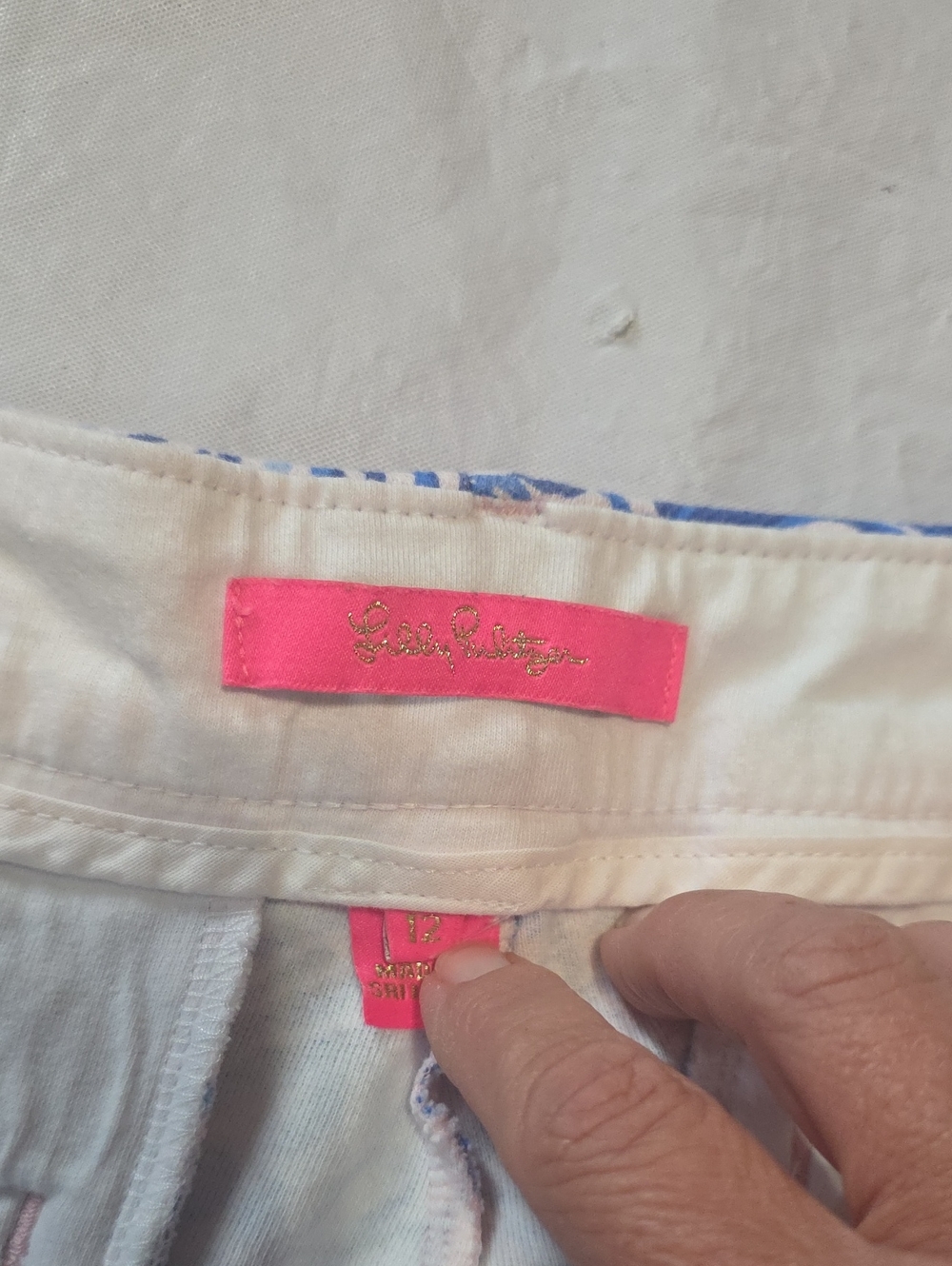 Lilly Pulitzer Women's Jayne Calla Lilly Pink High Tides Good Vibes Shorts 12 - Picture 2 of 8